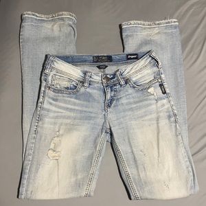 Silver Light Wash Jeans